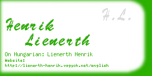 henrik lienerth business card